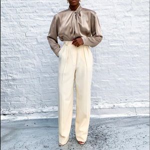 SOLD 80's Champagne Blouse